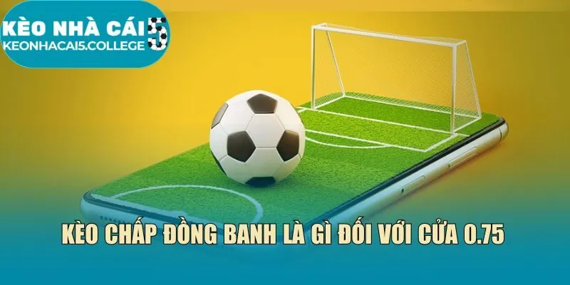 Kèo chấp đồng banh là gì đối với cửa 0.75